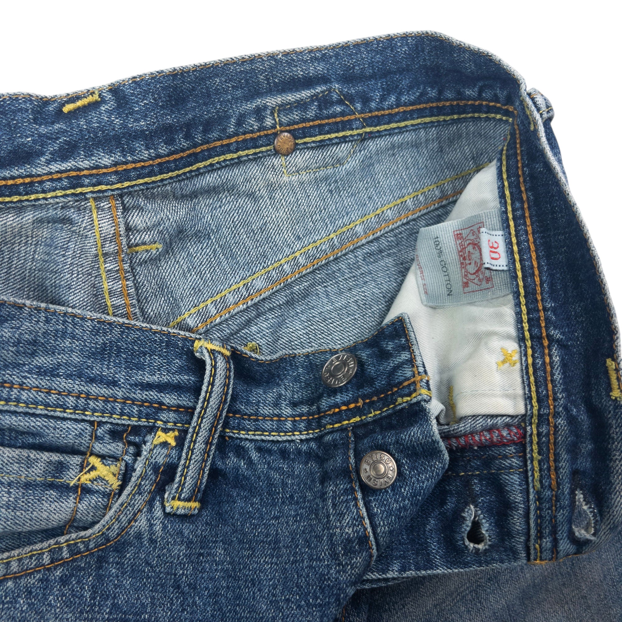 Vintage Evisu Daicock Japanese Denim Jeans Size W28