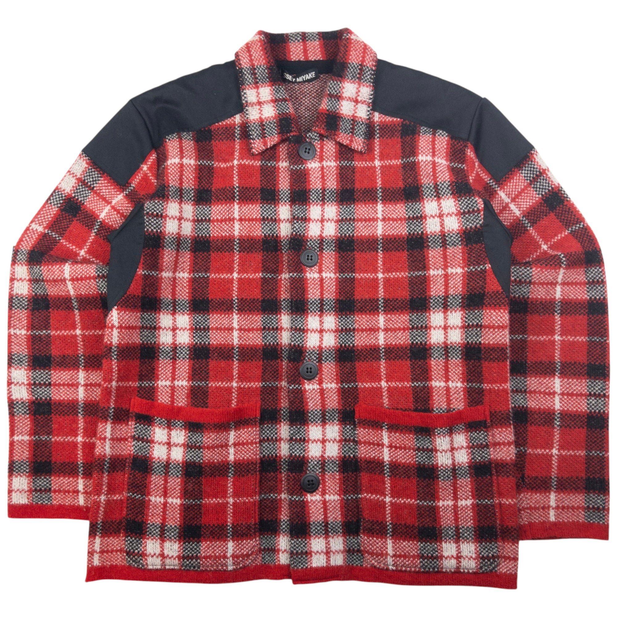 Vintage Issey Miyake Checkered Wool Jacket Size M