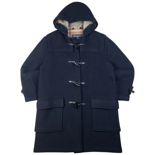 Vintage Burberry Nova Check Wool Duffle Jacket Size XL