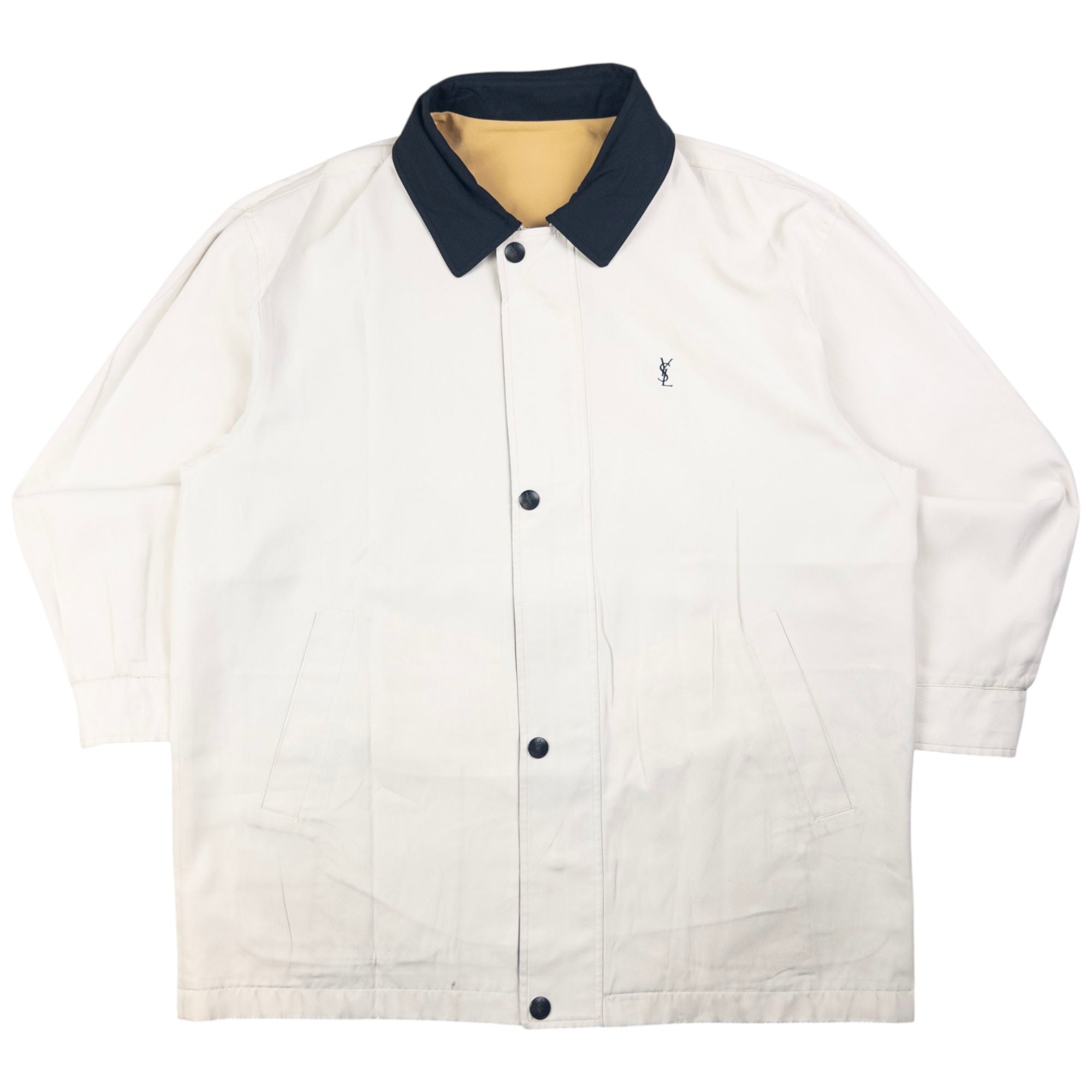 Vintage YSL Yves Saint Laurent Reversible Jacket Size L