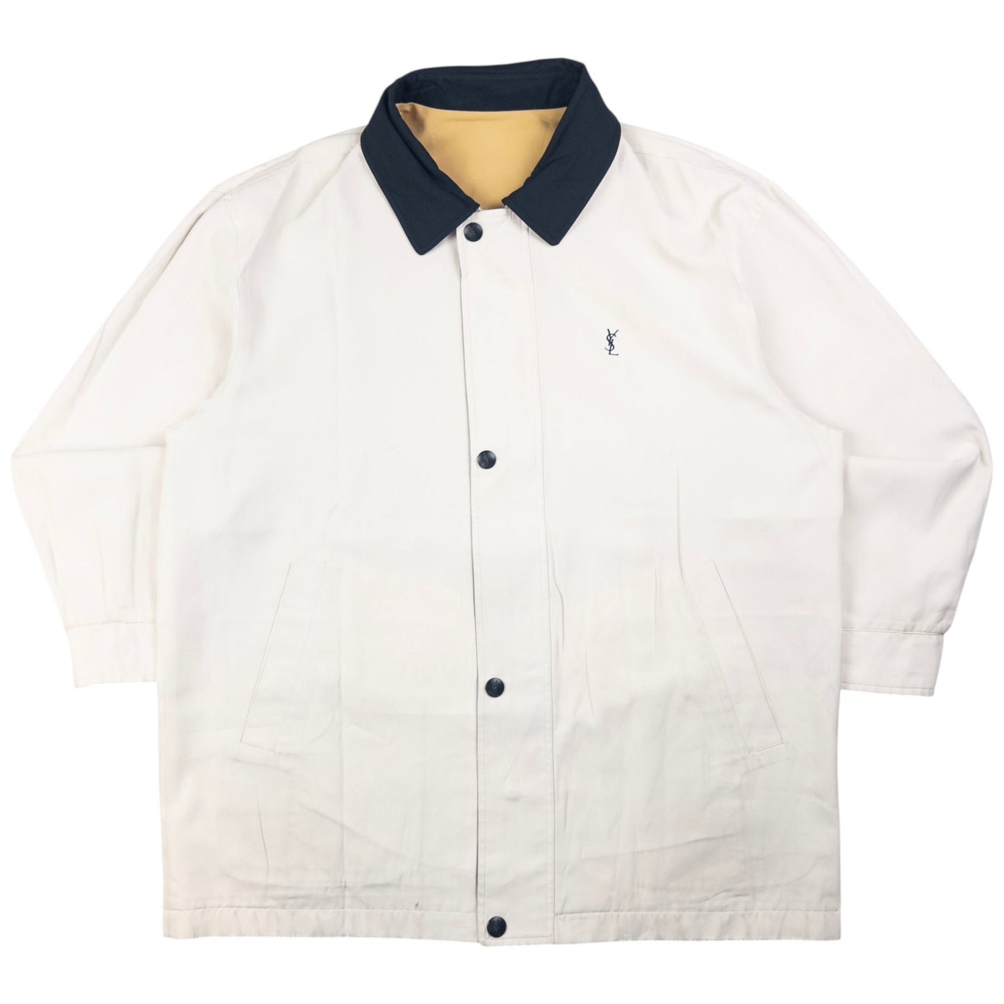 Vintage YSL Yves Saint Laurent Reversible Jacket Size L