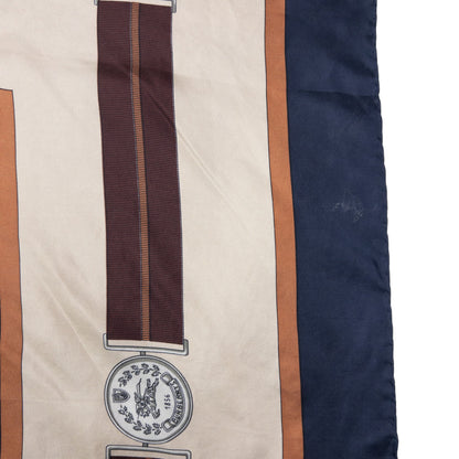 Vintage 80s Burberry Silk Scarf