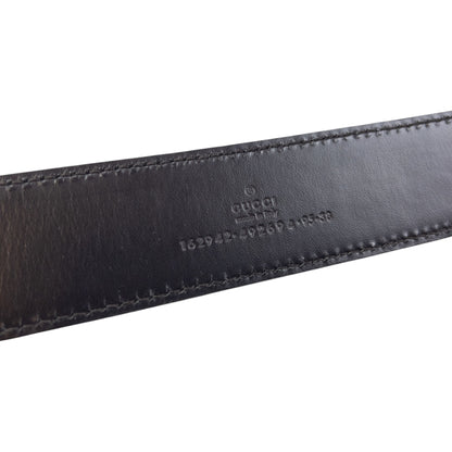 Vintage 2000s Gucci Embossed Monogram Leather Belt Size L
