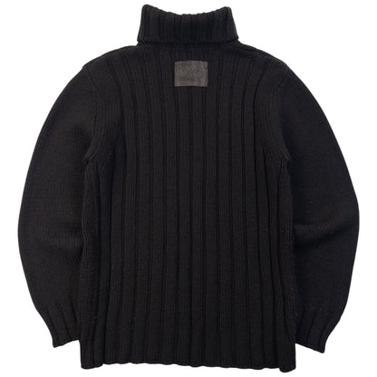 Vintage 2000s Dolce & Gabbana Ribbed Knit Turtleneck Jumper Size S
