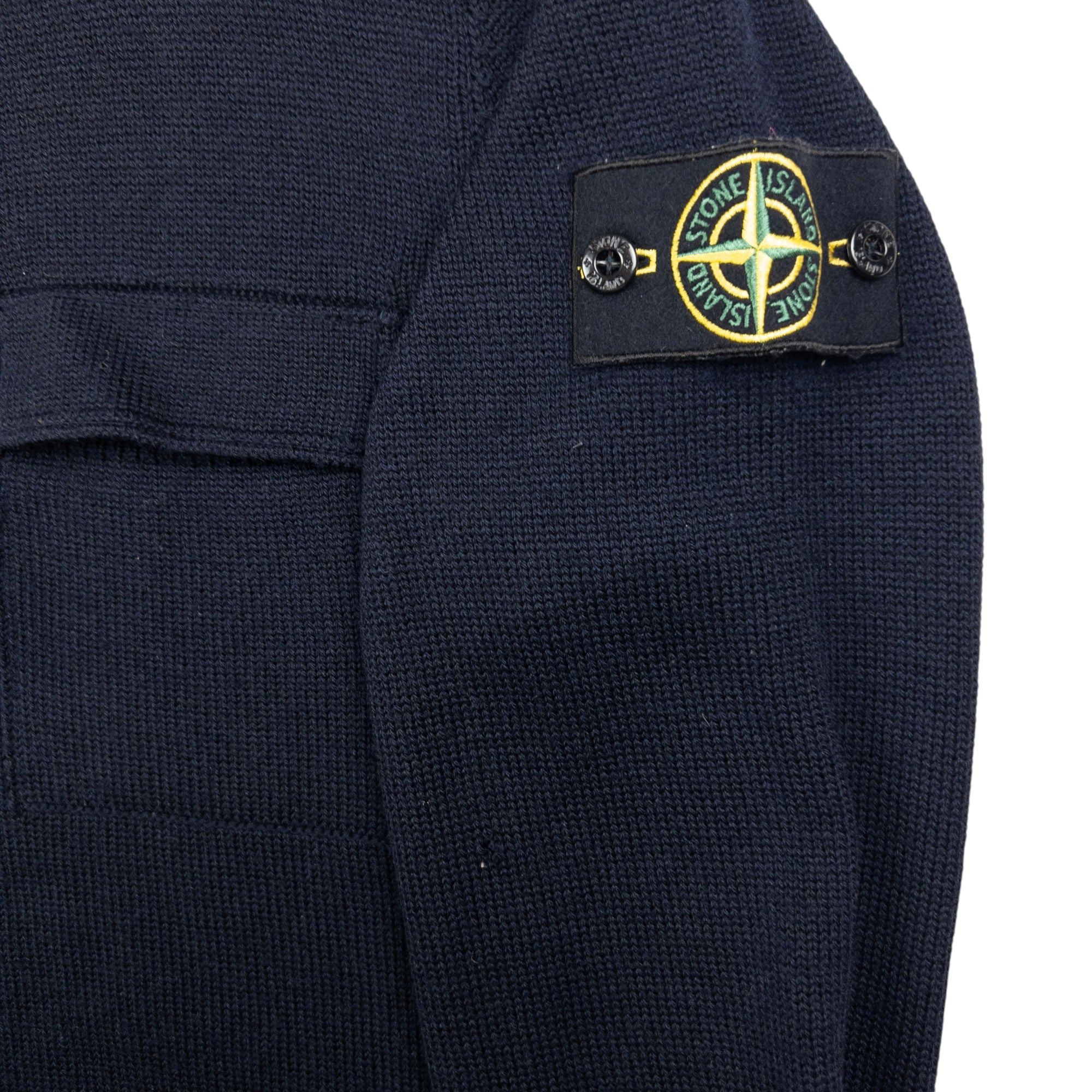 Vintage Stone Island Q Zip Turtleneck Jumper Size M