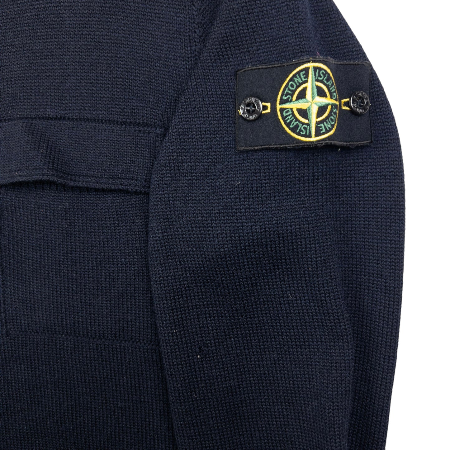 Vintage Stone Island Q Zip Turtleneck Jumper Size M