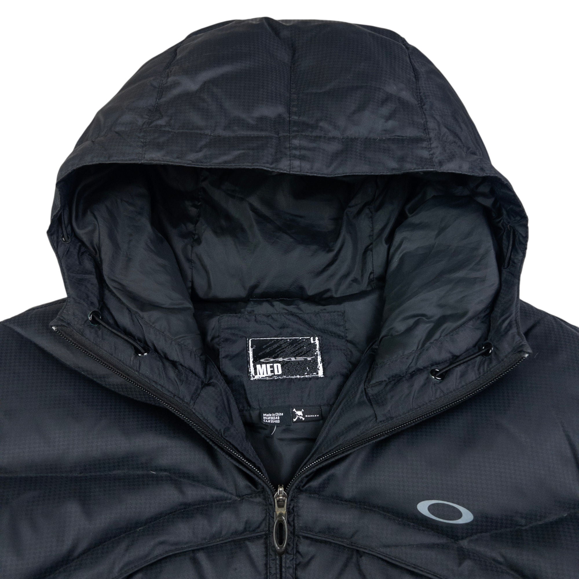 Vintage Oakley Zip Up Puffer Jacket Size M