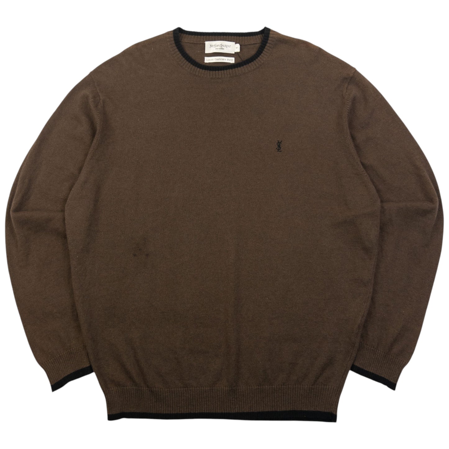 Vintage 2000s YSL Yves Saint Laurent Cashmere Jumper Size M