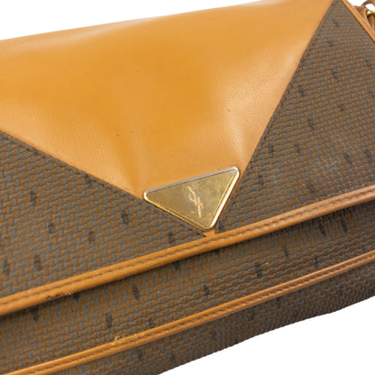 Vintage 90s YSL Yves Saint Laurent Leather Shoulder Bag