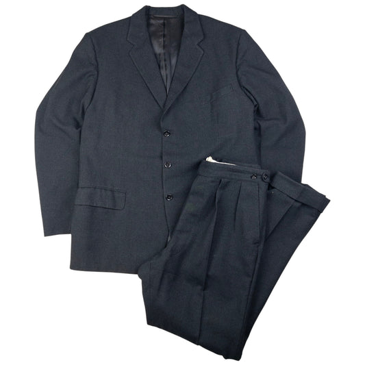 Vintage Burberry Jacket & Trousers Suit Set Size L