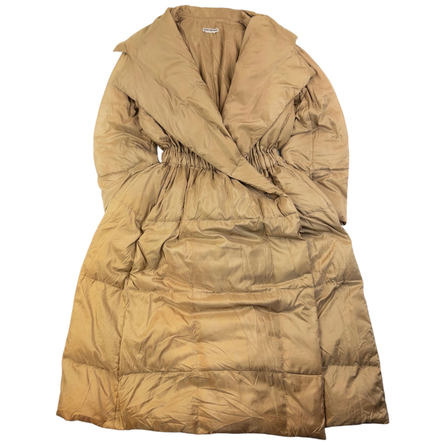 Vintage 90s Issey Miyake Longline Puffer Jacket Womens Size L