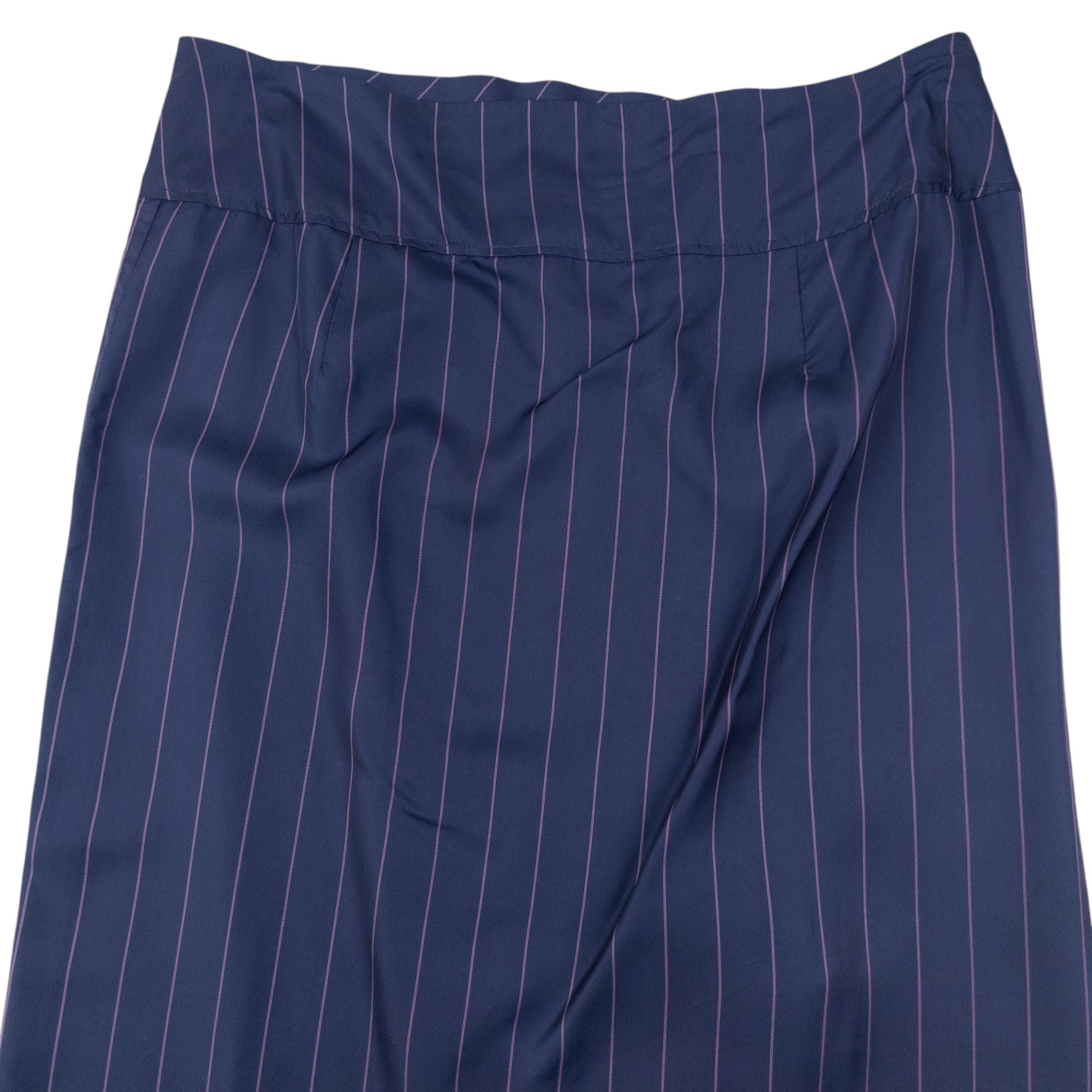 Vintage Yohji Yamamoto Striped Cupro Skirt Womens Size W32