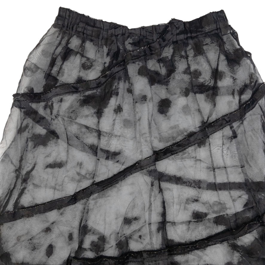 Vintage Comme Des Garçons Tricot Sheer Polka Dot Skirt Womens Size W28