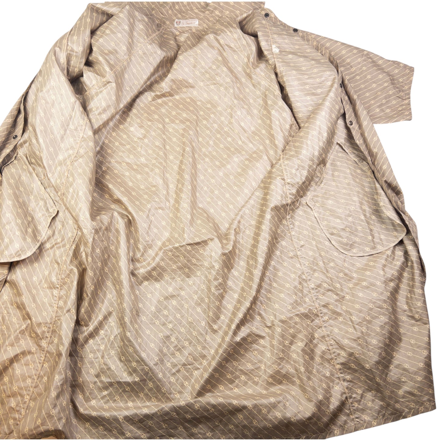 Vintage Gucci Monogram Packable Lightweight Jacket Size L