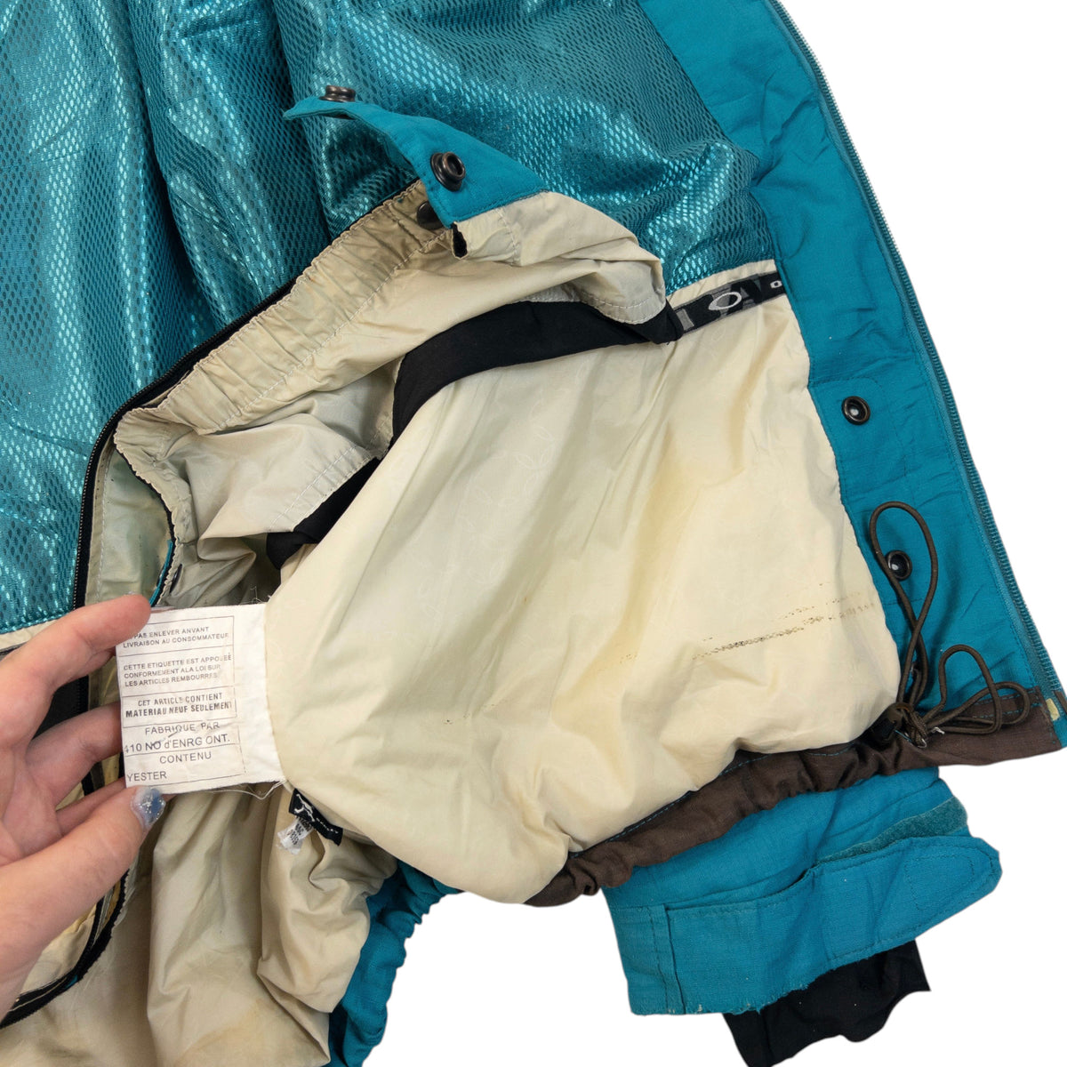 Vintage 2000s Oakley Zip Up Snowboarding Jacket Size XL