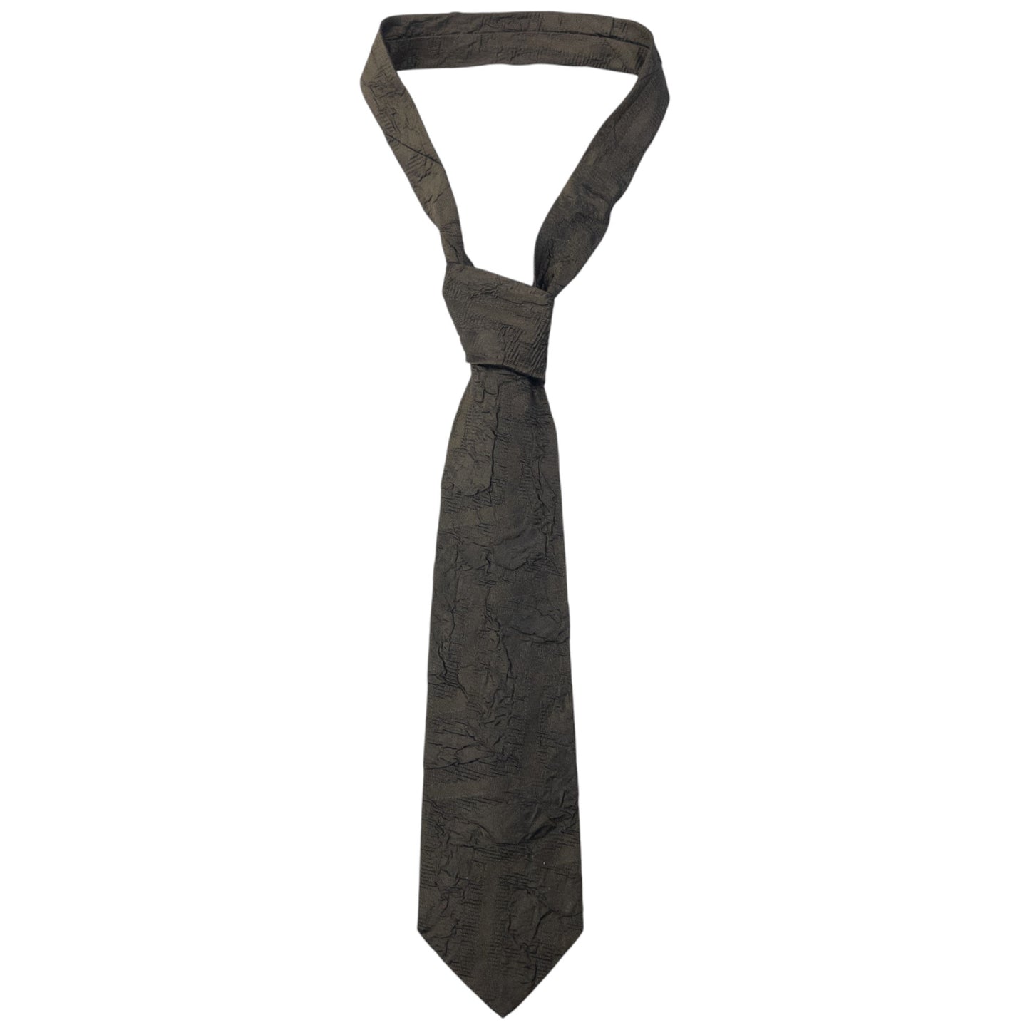 Vintage Issey Miyake Crinkle Silk Tie