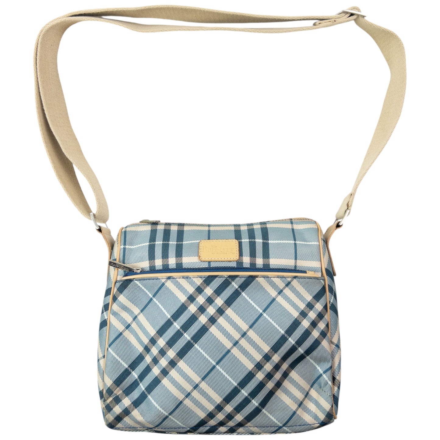 Vintage 2000s Burberry Blue Label Nova Check Crossbody Bag