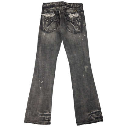 Vintage Marithe + Francois Girbaud Flared Denim Jeans Size W28