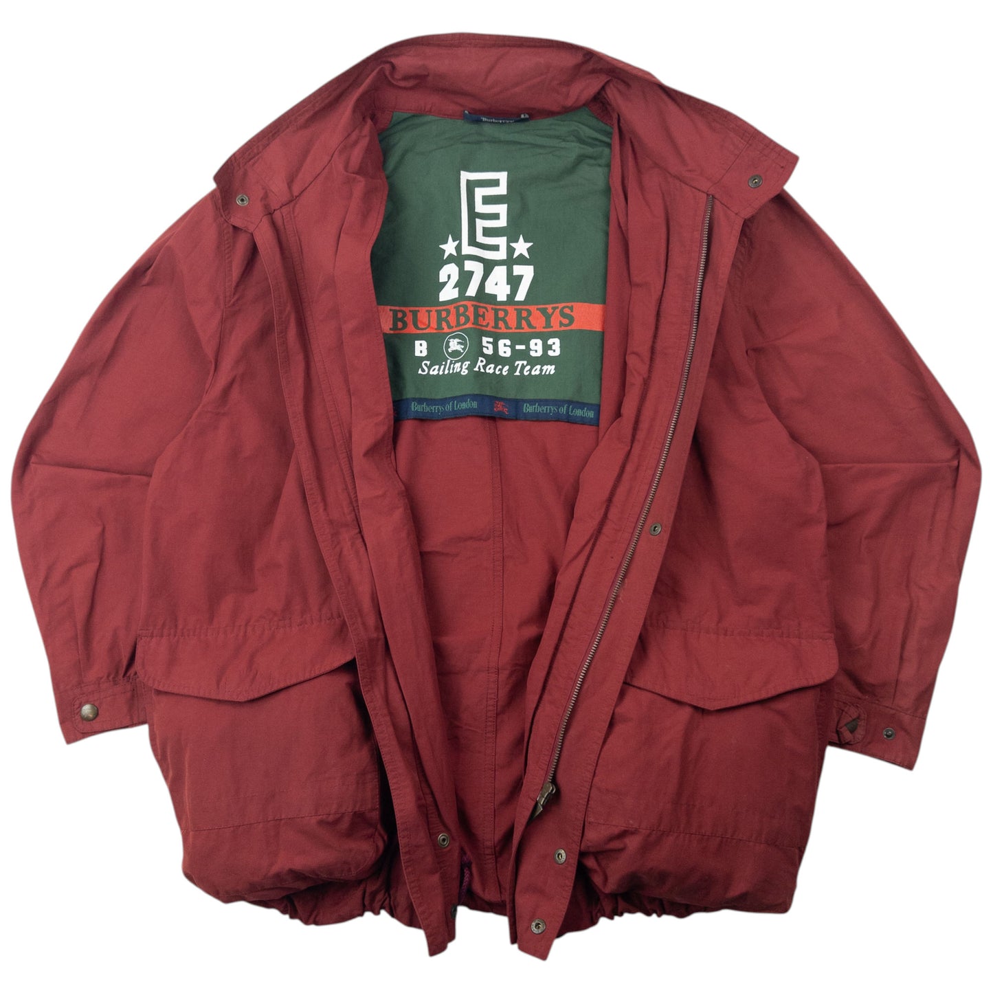 Vintage 2000s Burberry Sailing Race Team Jacket Size XL