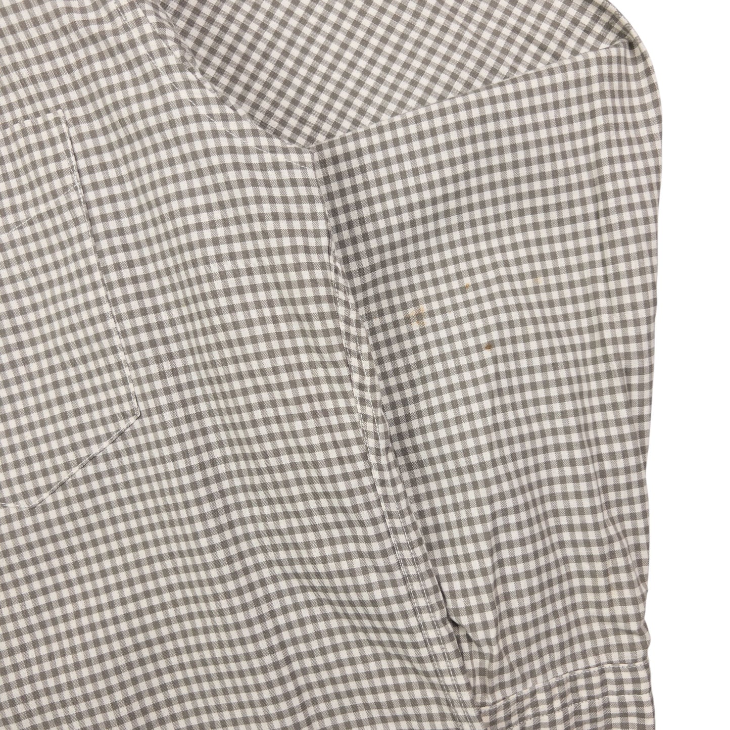 Vintage Issey Miyake Checkered Long Sleeve Button Up Shirt Size M