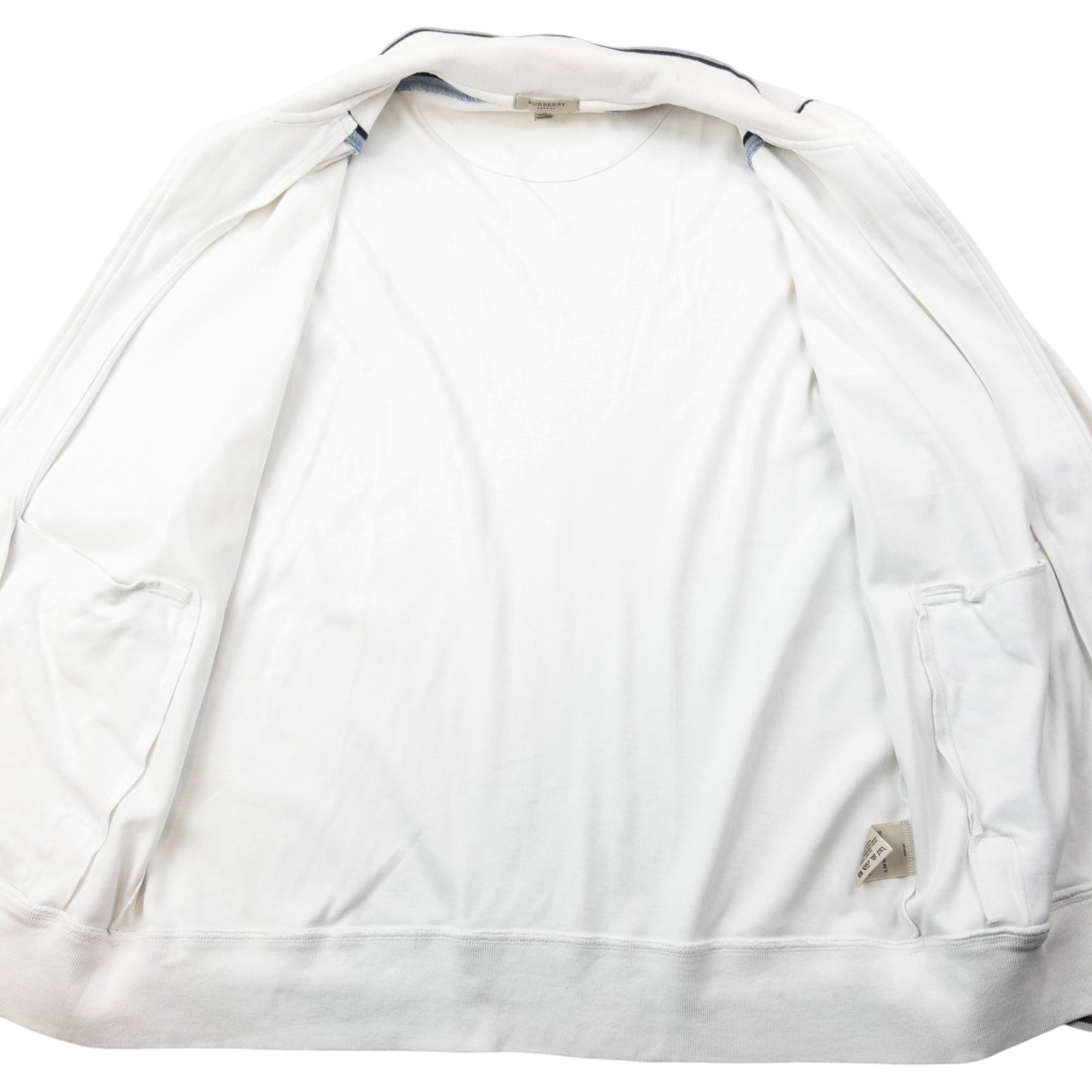 Vintage Burberry Zip Up Sweatshirt Size M