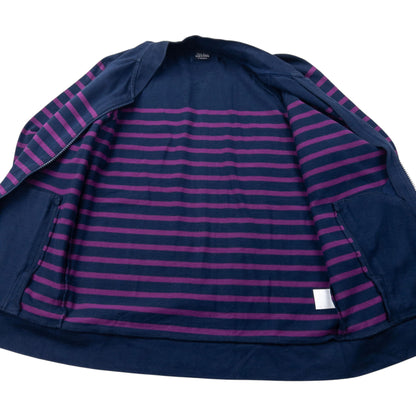 Vintage Jean Paul Gaultier Matelot Striped Zip Up Sweatshirt Womens Size S