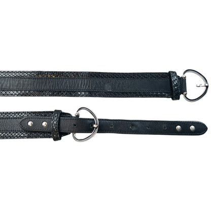 Vintage 2000s Dolce & Gabbana Leather Snakeskin Belt Size L