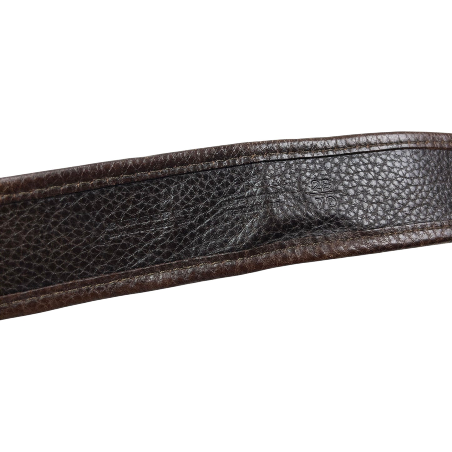 Vintage 2000s Burberry Nova Check Leather Belt Size S
