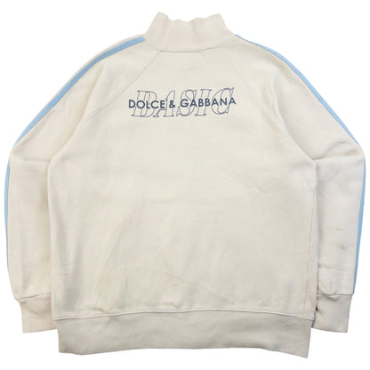 Vintage 2000s Dolce & Gabbana Zip Up Sweatshirt Size M