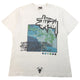 Vintage 2000s Stussy X Futura Graphic T Shirt Size L