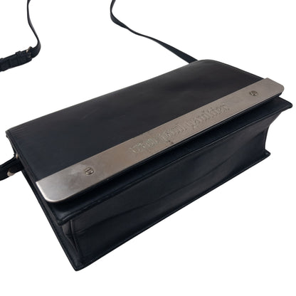 Vintage Jean Paul Gaultier Embossed Leather Crossbody Bag