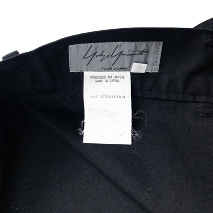 Vintage 2000s Yohji Yamamoto Zip Cuff Trousers Size W36