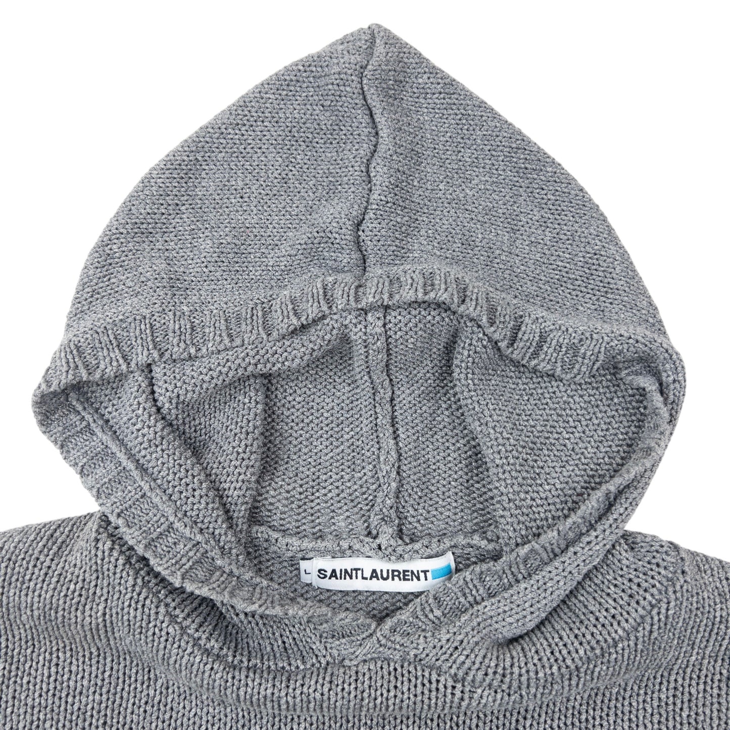 Vintage 2000s Saint Laurent Knitted Hoodie Size M