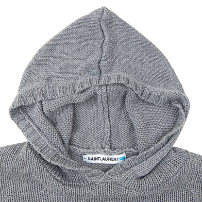 Vintage 2000s Saint Laurent Knitted Hoodie Size M