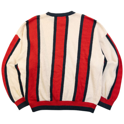 Vintage 90s Valentino Striped Jumper Size M