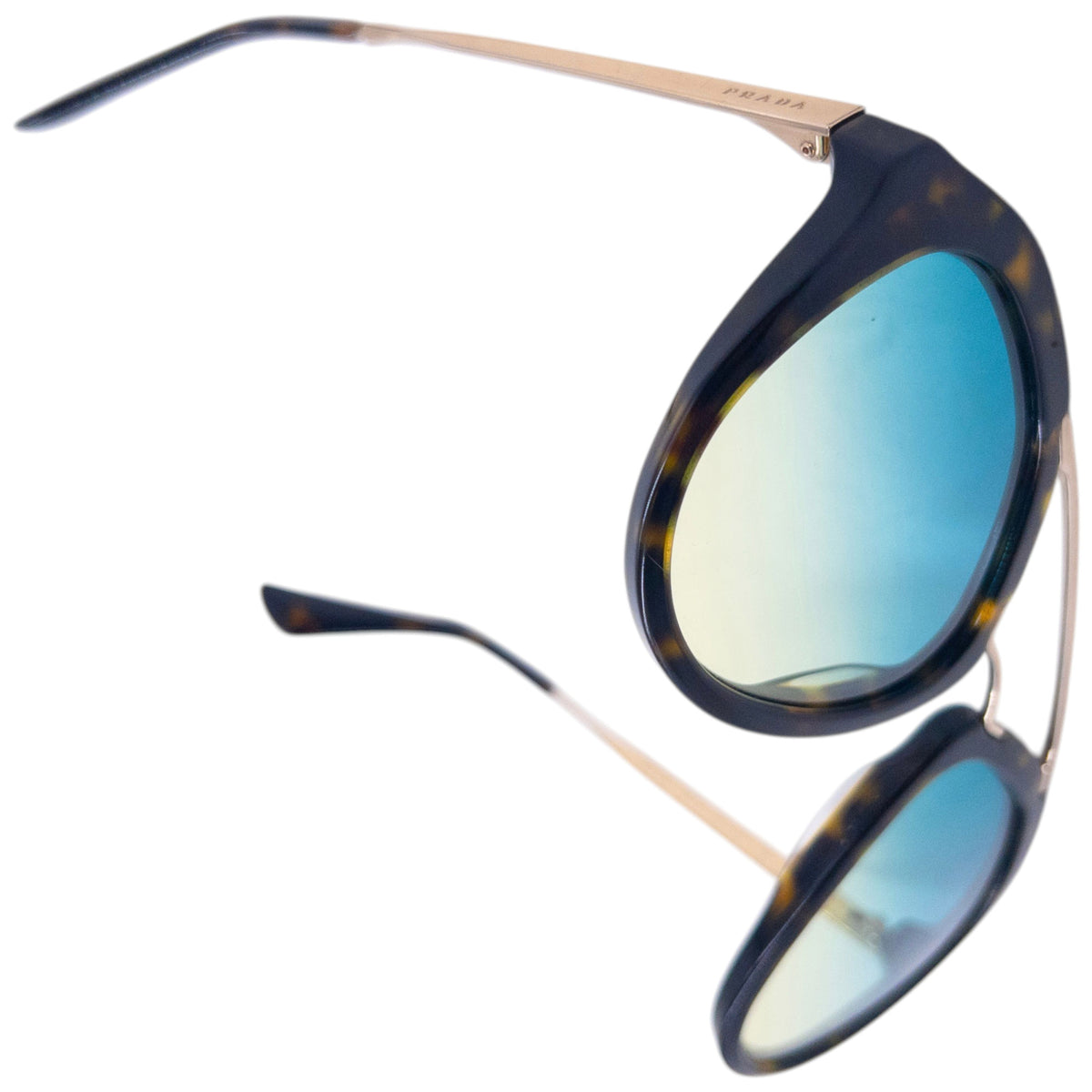 Vintage 2000s Prada Tortoise Shell Sunglasses
