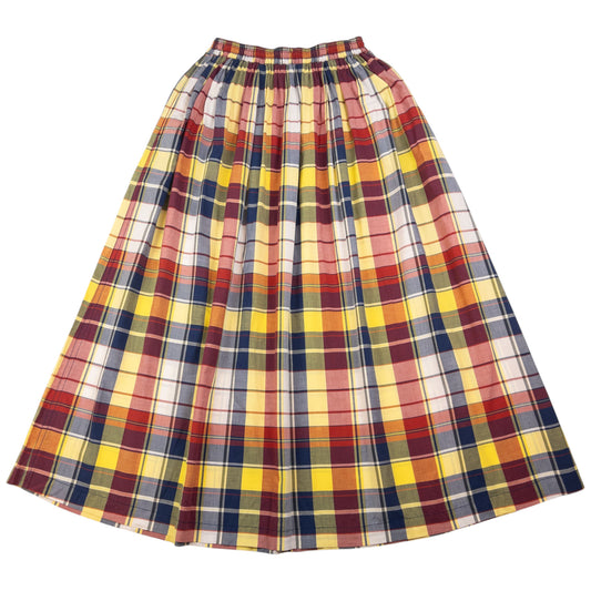 Vintage Hai Sporting Gear By Issey Miyake Checkered Midi Skirt Womens Size W28