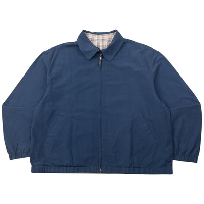 Vintage 90s Burberry Nova Check Reversible Zip Up Jacket Size M