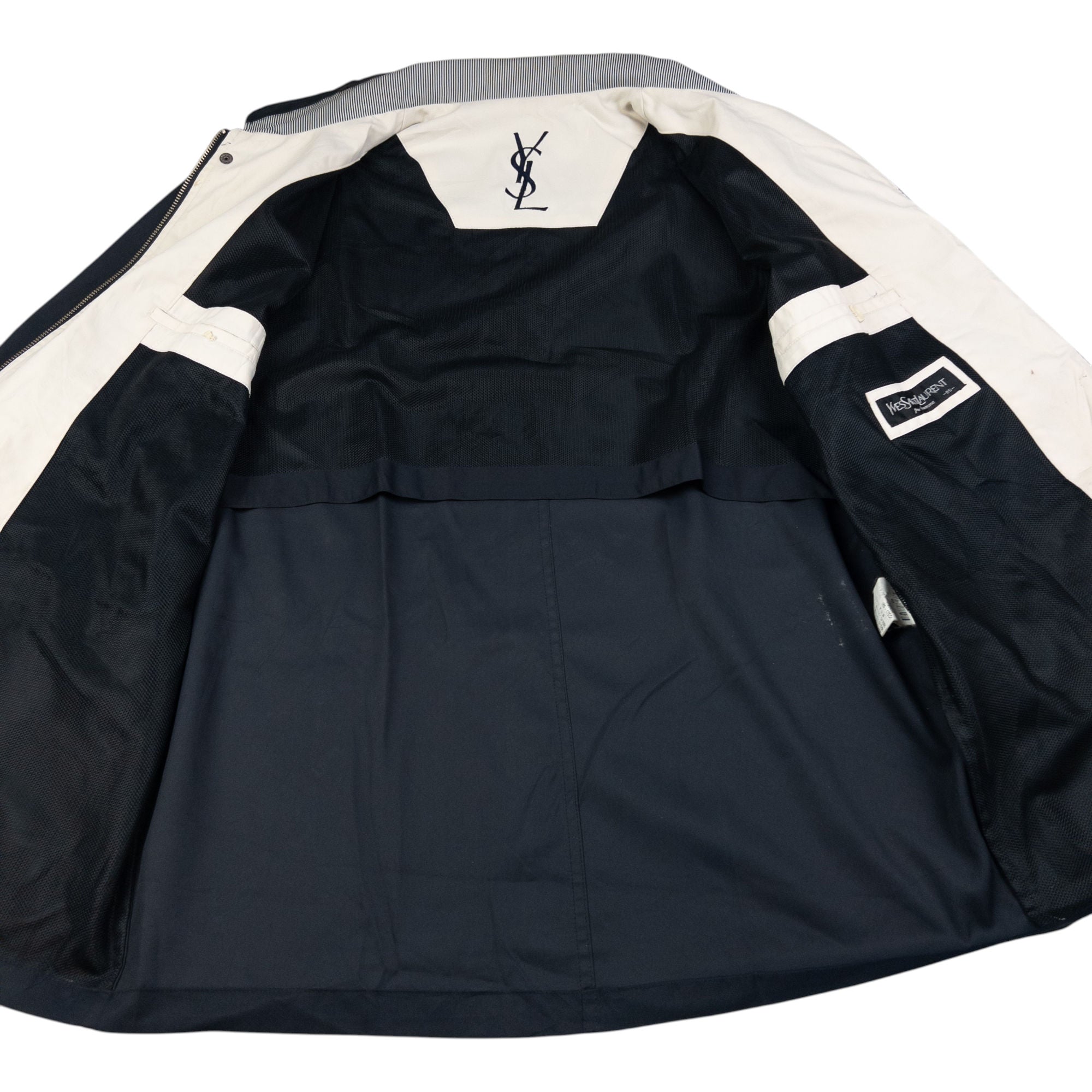 Vintage YSL Yves Saint Laurent Zip Up Jacket Size M