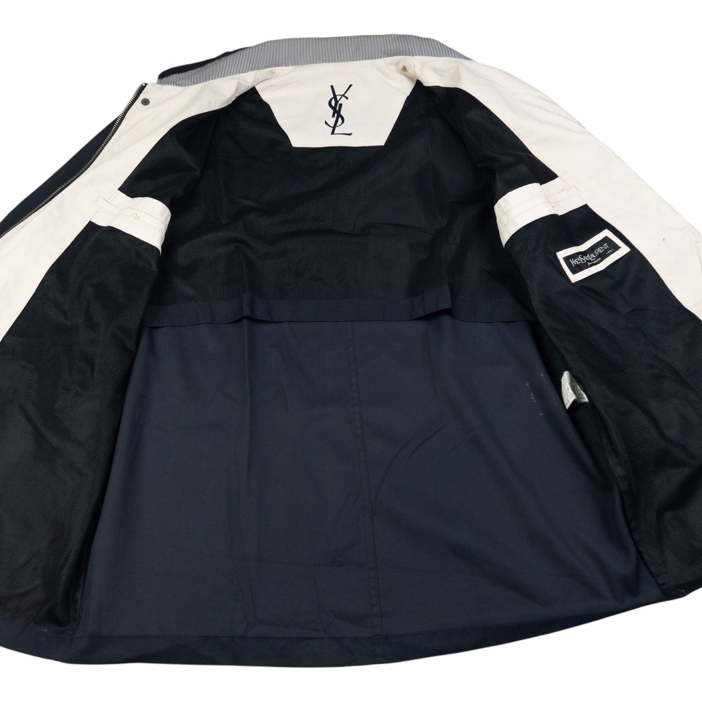 Vintage YSL Yves Saint Laurent Zip Up Jacket Size M