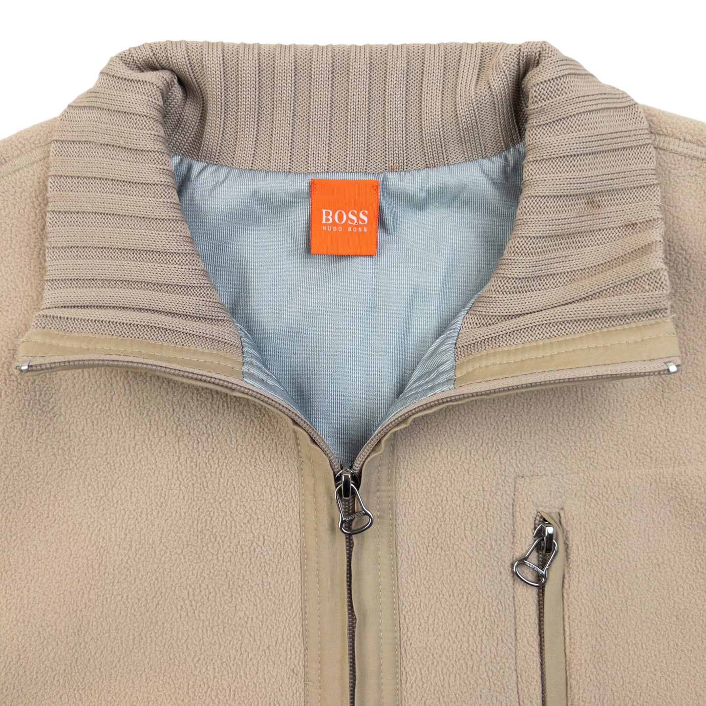 Vintage 2000s Hugo Boss Zip Up Fleece Jacket Size L
