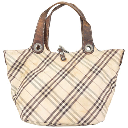 Vintage 2000s Burberry Blue Label Nova Check Reversible Handbag