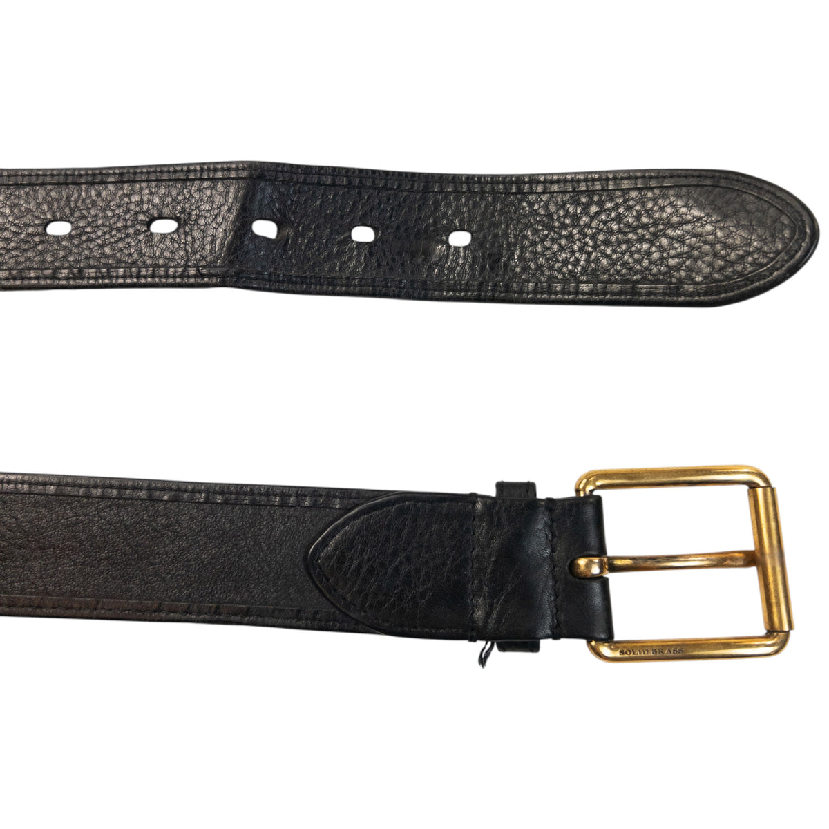 Vintage 2000s Burberry Nova Check Leather Belt Size XL