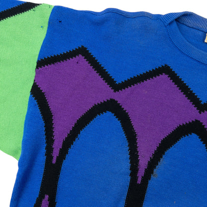 Vintage 80s Gianni Versace Wool Jumper Size M