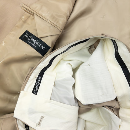 Vintage 90s YSL Yves Saint Laurent Jacket & Trousers Suit Set Size M