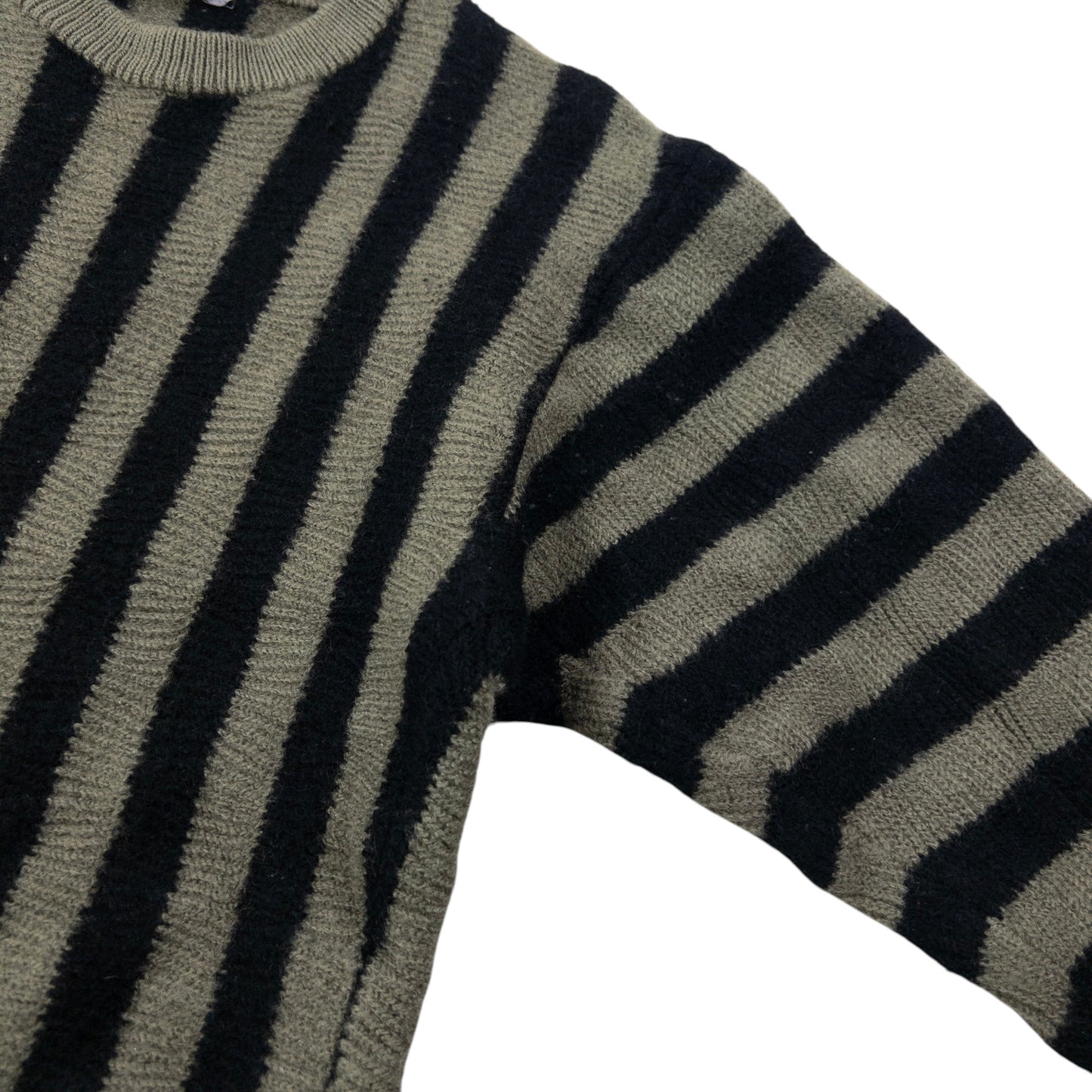 Vintage 80s Issey Miyake Striped Wool Jumper Womens Size S