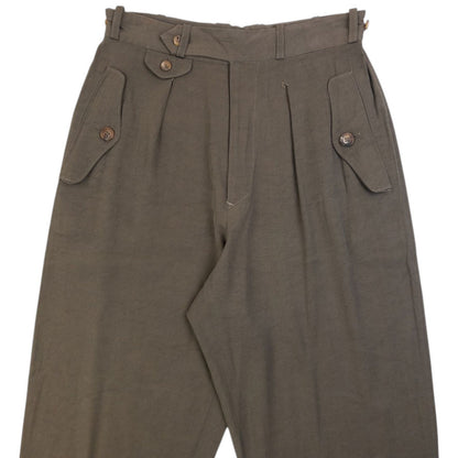 Vintage 2000s Yohji Yamamoto Pleated Trousers Size W27
