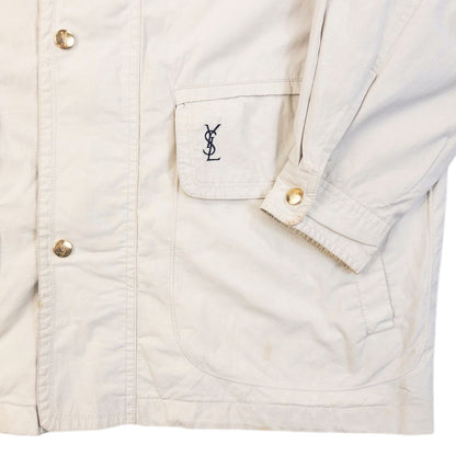 Vintage 90s YSL Yves Saint Laurent Zip Up Jacket Size L
