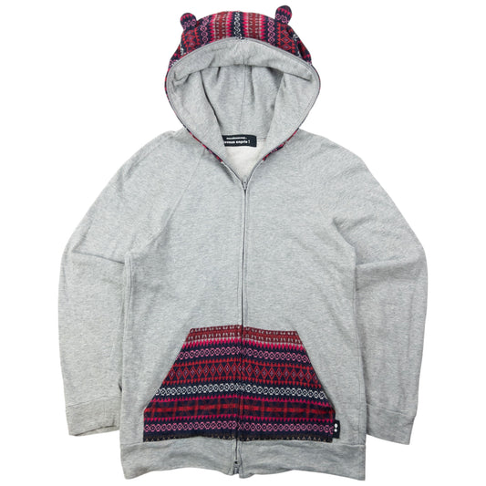 Vintage 2000s Mercibeaucoup By Issey Miyake Full Zip Ear Hoodie Size XS