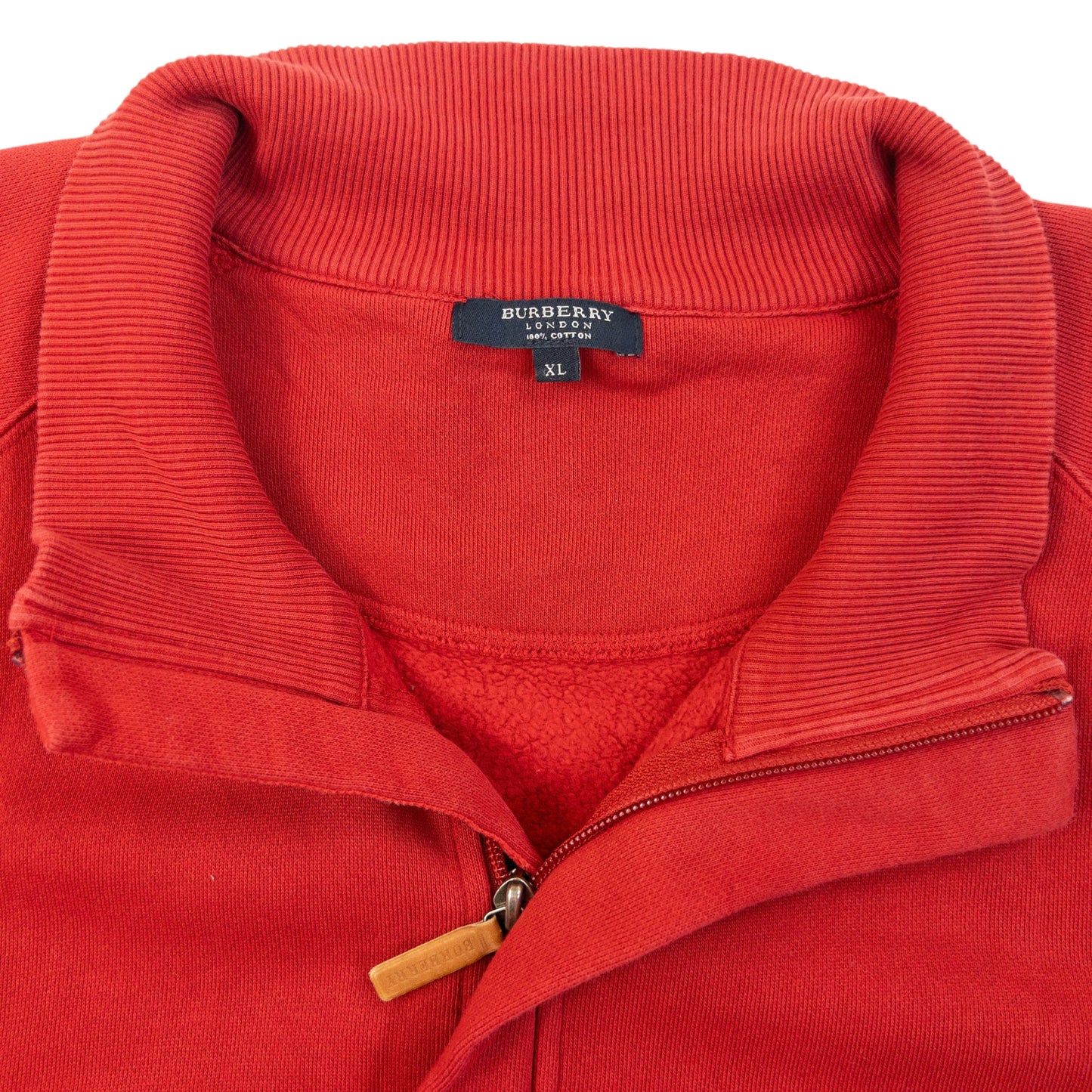 Vintage 2000s Burberry Zip Up Sweatshirt Size XL
